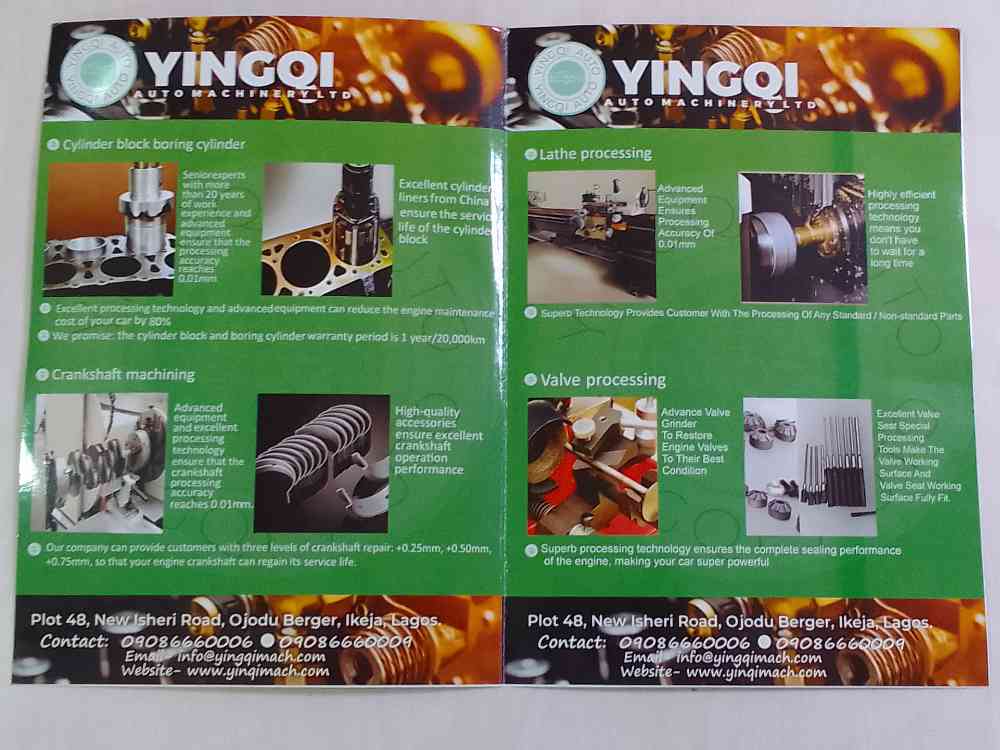 YINGQI AUTO MACHINERY LTD